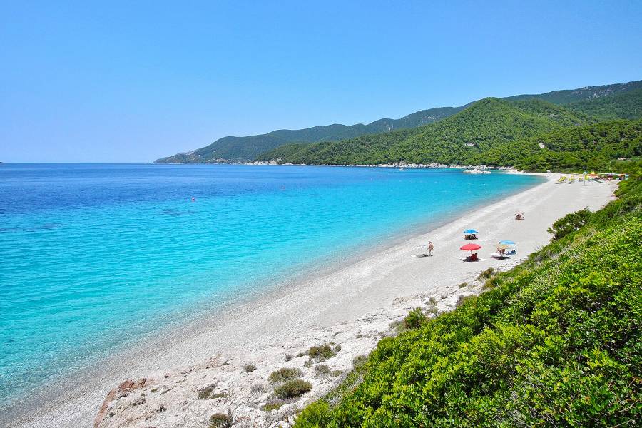 Spiaggia Milia, Skopelos