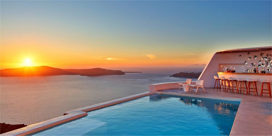 Migliori alberghi romantici di Santorini, Cicladi